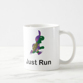 Caneca De Café Apenas Corra A Tartaruga Corrente