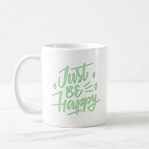 Caneca De Café apenas feliz