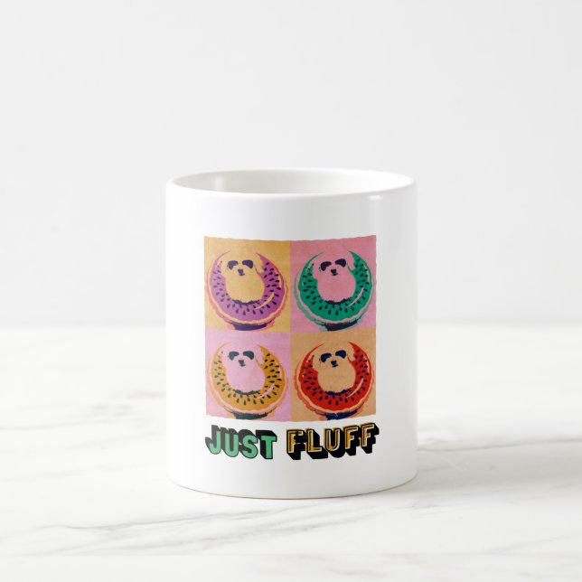 Caneca De Café Apenas Fluff Summer Maltês (Centro)
