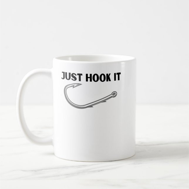 Caneca De Café Apenas ganhe ideias bonitas para amantes da pesca (Esquerda)