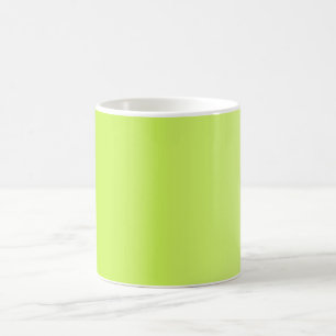 Caneca De Café APENAS gradações de COR - primavera verde