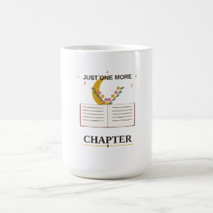 Caneca De Café Apenas Mais Um Capítulo Leitor de Lua Floral Aconc