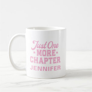 Caneca De Café Apenas Mais Um Capítulo Pink Bookworm
