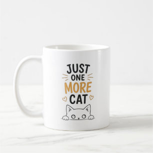 Caneca De Café Apenas Mais Um Gato Design Divertido para Amantes