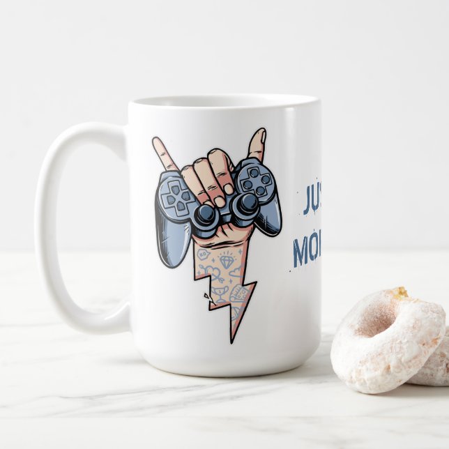CANECA DE CAFÉ APENAS MAIS UM JOGO (Com Donut)