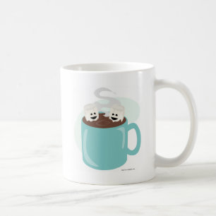 Caneca De Café Apenas Marshmellows no Chocolate