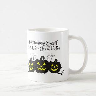 Caneca De Café Apenas Me Tratando Ao Café Jack O' Lantern