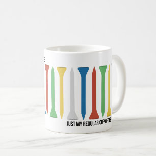 Caneca De Café Apenas Meu Copo Regular de Tee Golf