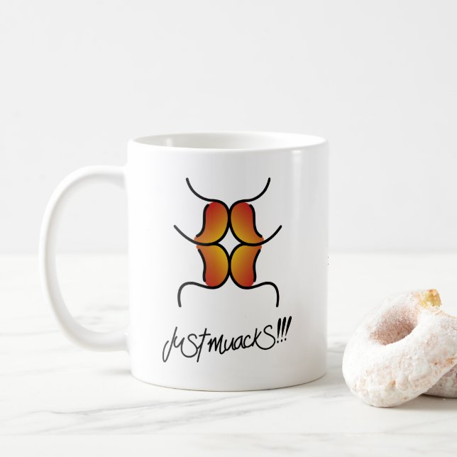 Caneca De Café apenas muackS! (Com Donut)