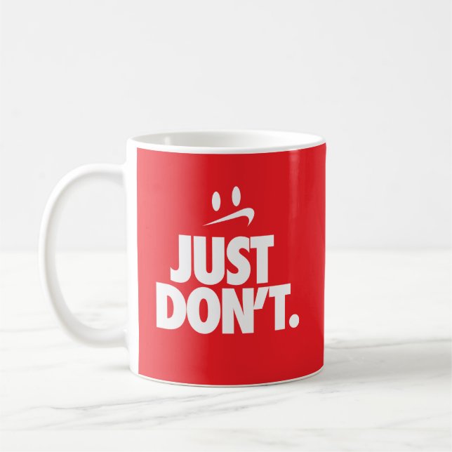 Caneca De Café "Apenas Não" (Esquerda)