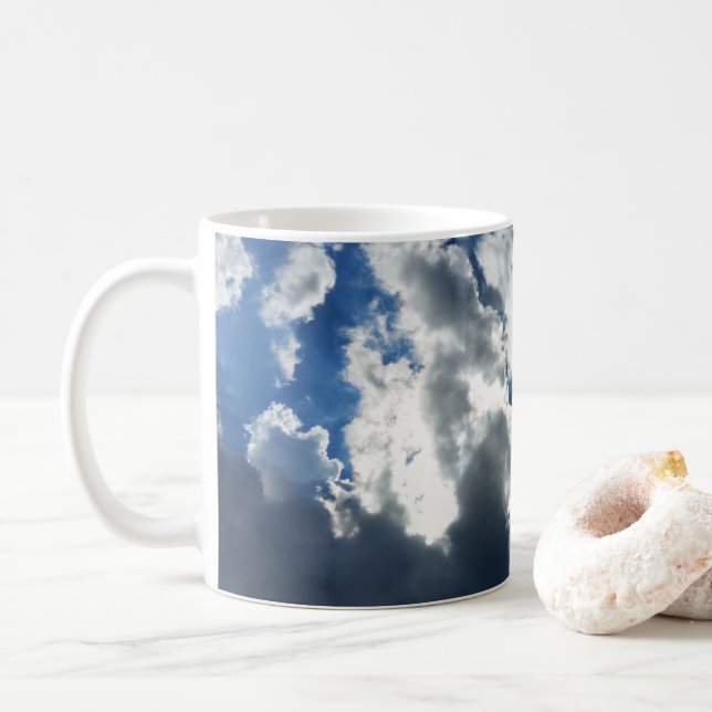 Caneca De Café Apenas nuvens (Com Donut)