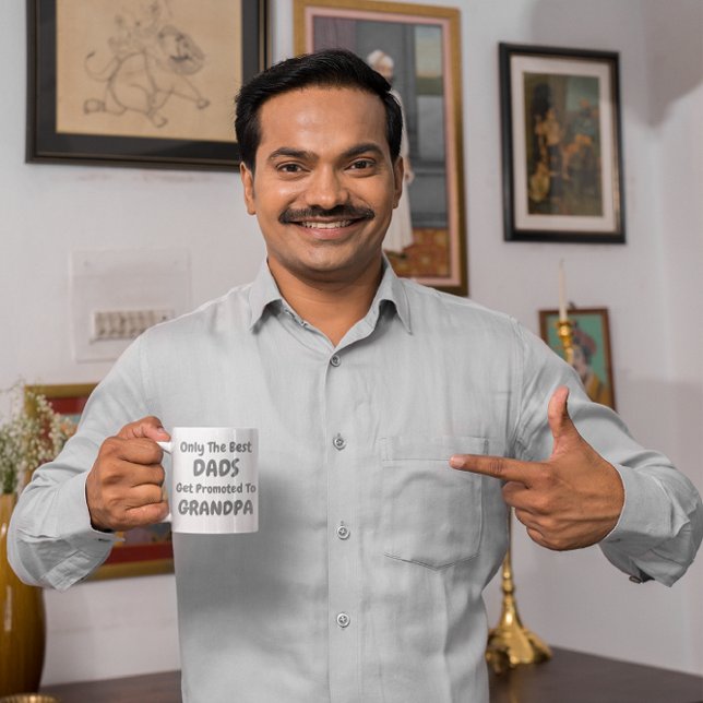 Caneca De Café Apenas Os Melhores Pais São Promovidos Para O Avô (Criador carregado)