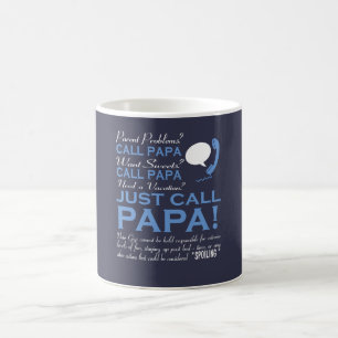 Caneca De Café Apenas papá da chamada
