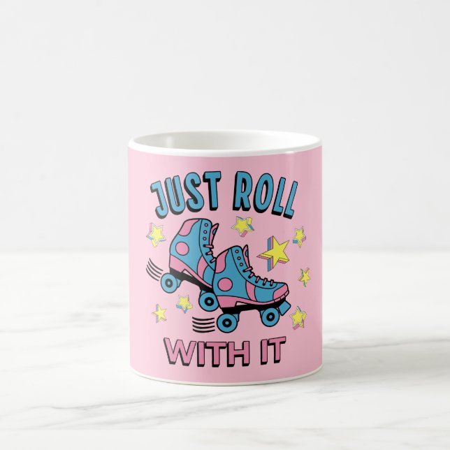 Caneca De Café Apenas rode com ele (Centro)