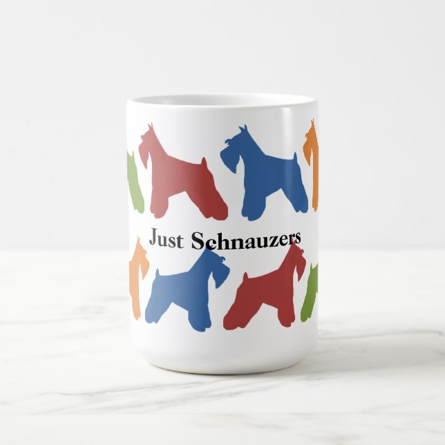 Caneca De Café Apenas Schnauzers (Centro)