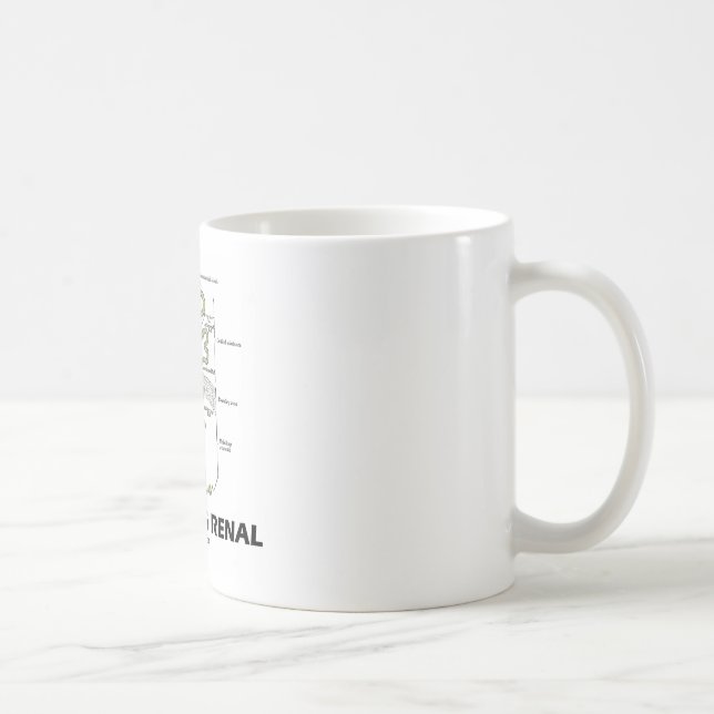 Caneca De Café Apenas sendo renal (rim Nephron) (Direita)