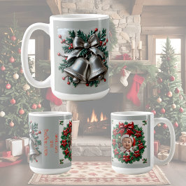 Caneca De Café Apenas Sininhos de Natal Personalizáveis