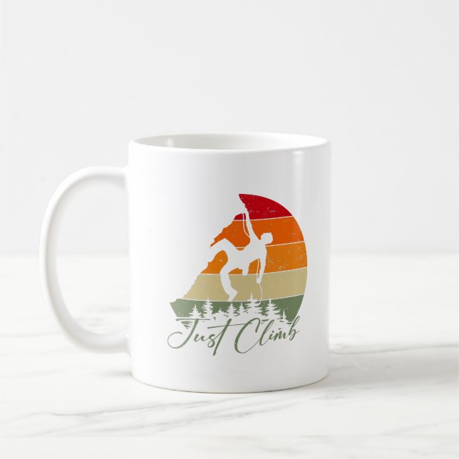 Caneca De Café Apenas suba a T-Shirt (Esquerda)