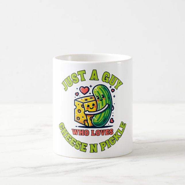 Caneca De Café Apenas um cara que ama picles (Centro)