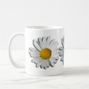 Caneca De Café Apenas um Flor Marguerite + seu texto e suas ideia