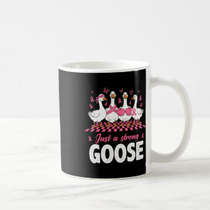 Caneca De Café Apenas Um Forte Cancer De Fita Rosa De Fita Rosa E