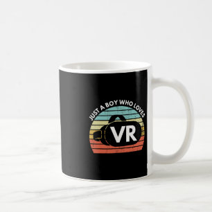 Caneca De Café Apenas um garoto que ama Vr Funny Virtual Reality