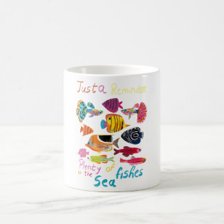 Caneca De Café Apenas um lembrete (Muitos Peixes)