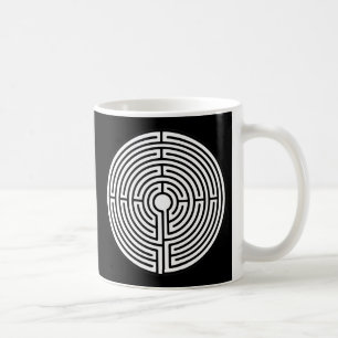 Caneca De Café Apenas um Maze em preto