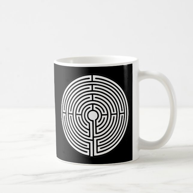 Caneca De Café Apenas um Maze em preto (Direita)
