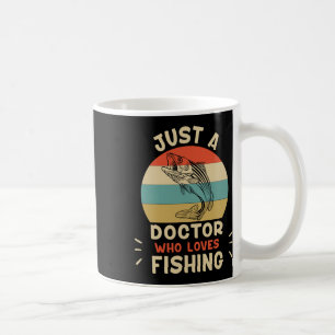 Caneca De Café Apenas Um Médico Ama Camisa De Pesca Camisa De Pes