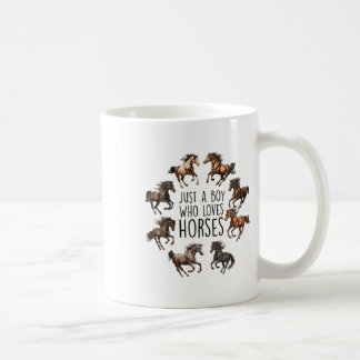 Caneca De Café Apenas Um Menino Que Ama Cavalos1