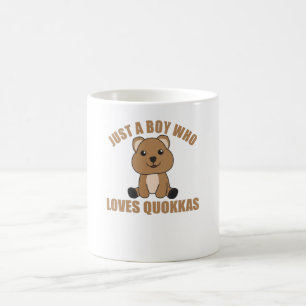 Caneca De Café Apenas um menino que ama Quokkas - doce Quokka