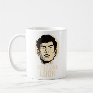 Caneca De Café Apenas Um Olhar - Mínimo - Mug De Declaração