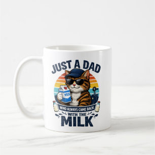 Caneca De Café Apenas um Pai Que Sempre Apareceu Gato Engraçado
