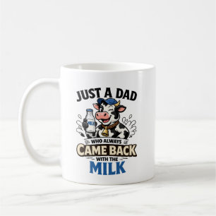 Caneca De Café Apenas um Pai Que Sempre Apareceu Vaca engraçada