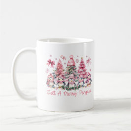 Caneca De Café Apenas Um Pinguim Alegre Aquarela Animais De Natal