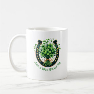 Caneca De Café Apenas um Pouco Sortudo