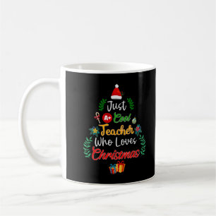 Caneca De Café Apenas Um Professor Legal Adorava Pijamas De Árvor