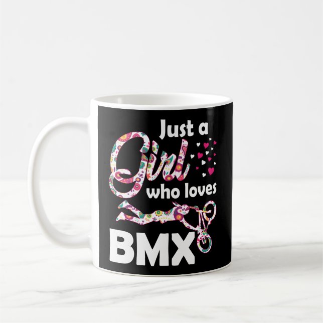 Caneca De Café Apenas Um Que Ama Bmx Bmx Biker (Esquerda)