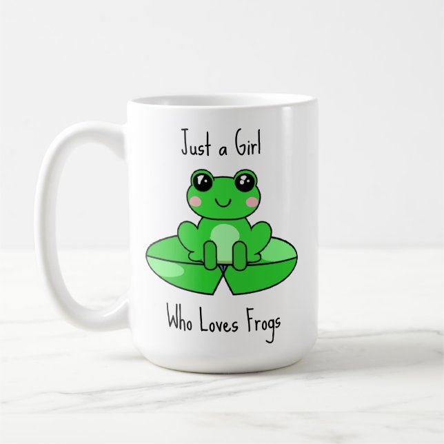 Caneca De Café Apenas uma Garota que Ama Amigos (Esquerda)