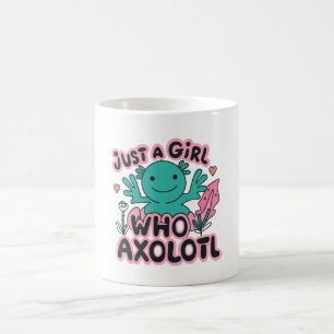 Caneca De Café apenas uma garota que ama Axolotl