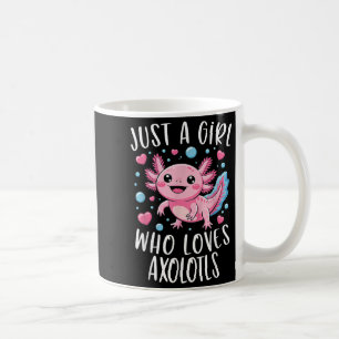 Caneca De Café Apenas Uma Garota Que Ama Axolotls Axolotl Kawaii 