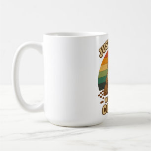 Caneca De Café Apenas Uma Garota Que Ama Café Funny Retro Sloth