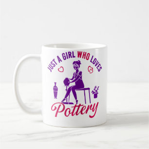 Caneca De Café Apenas Uma Garota Que Ama Cerâmica