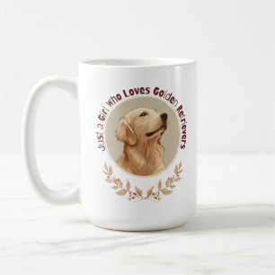 Caneca De Café Apenas uma garota que ama Golden Retrievers