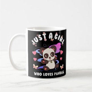 Caneca De Café apenas uma garota que ama panda