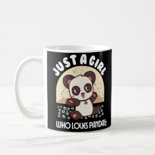 Caneca De Café apenas uma garota que ama panda