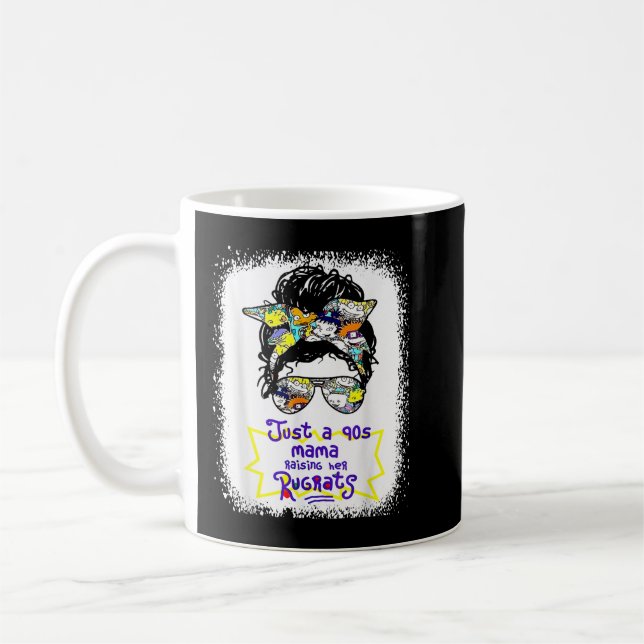 Caneca De Café Apenas Uma Mãe Dos 90, Levantando Seus Rugrats Cab (Esquerda)