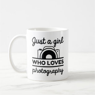 Caneca De Café Apenas Uma Menina Que Adora Fotografia