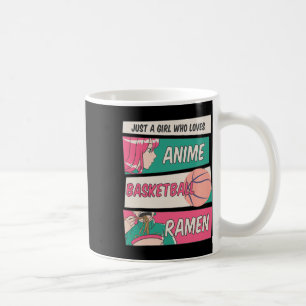 Caneca De Café Apenas Uma Menina Que Ama Anime Bysketbyll Ramen K
